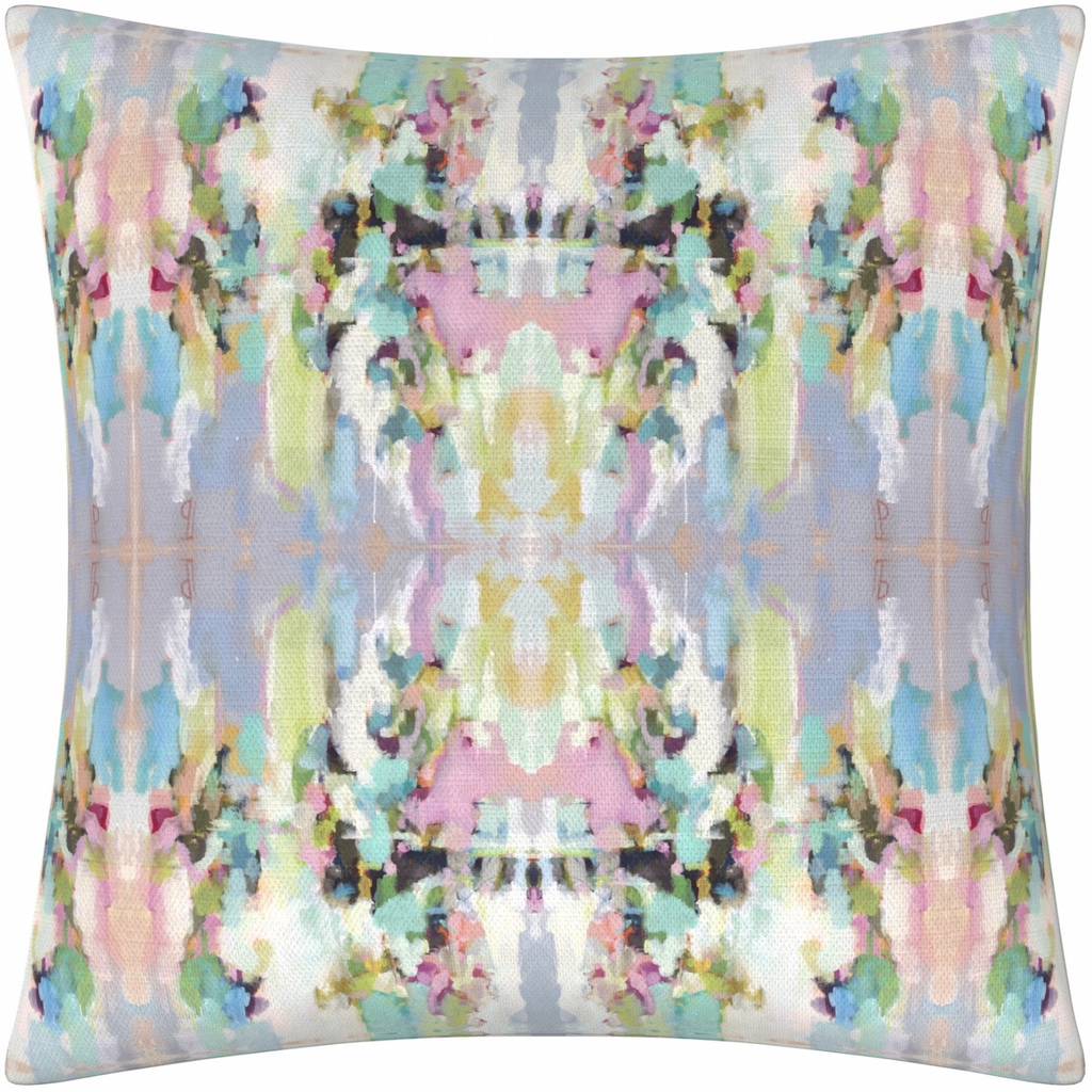 Lemonade Stand Linen Throw Pillow 26&quot; square