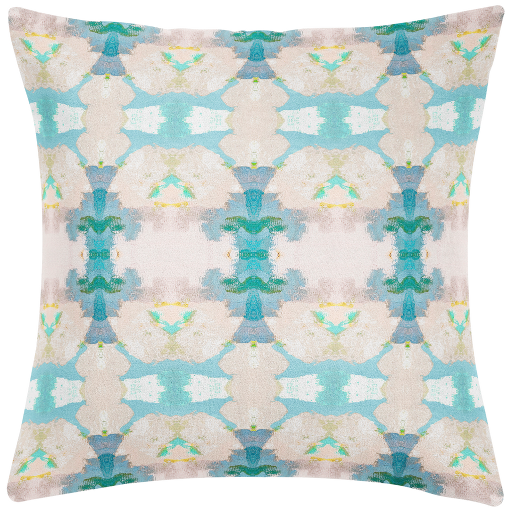 Blue Lagoon Throw Pillow 22" square