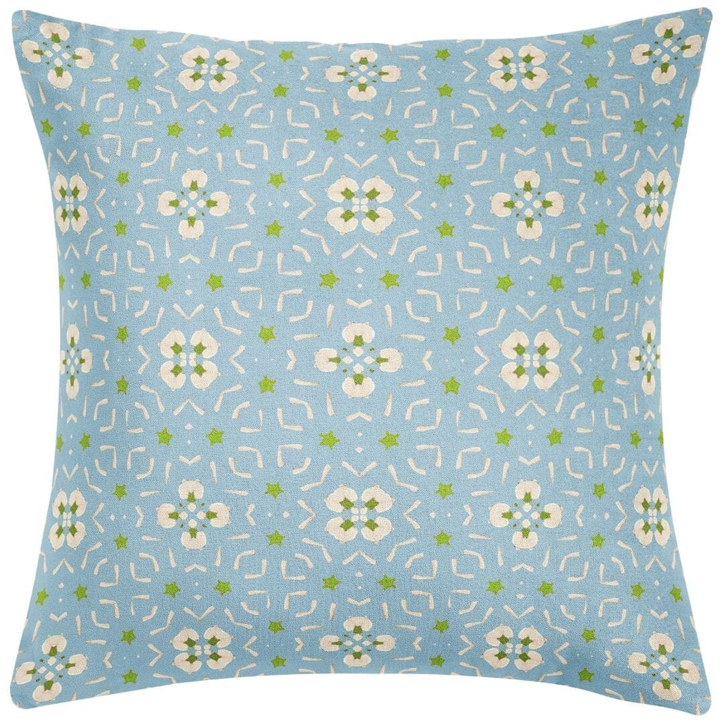 Dorset Garden Blue Throw Pillow 26&quot;