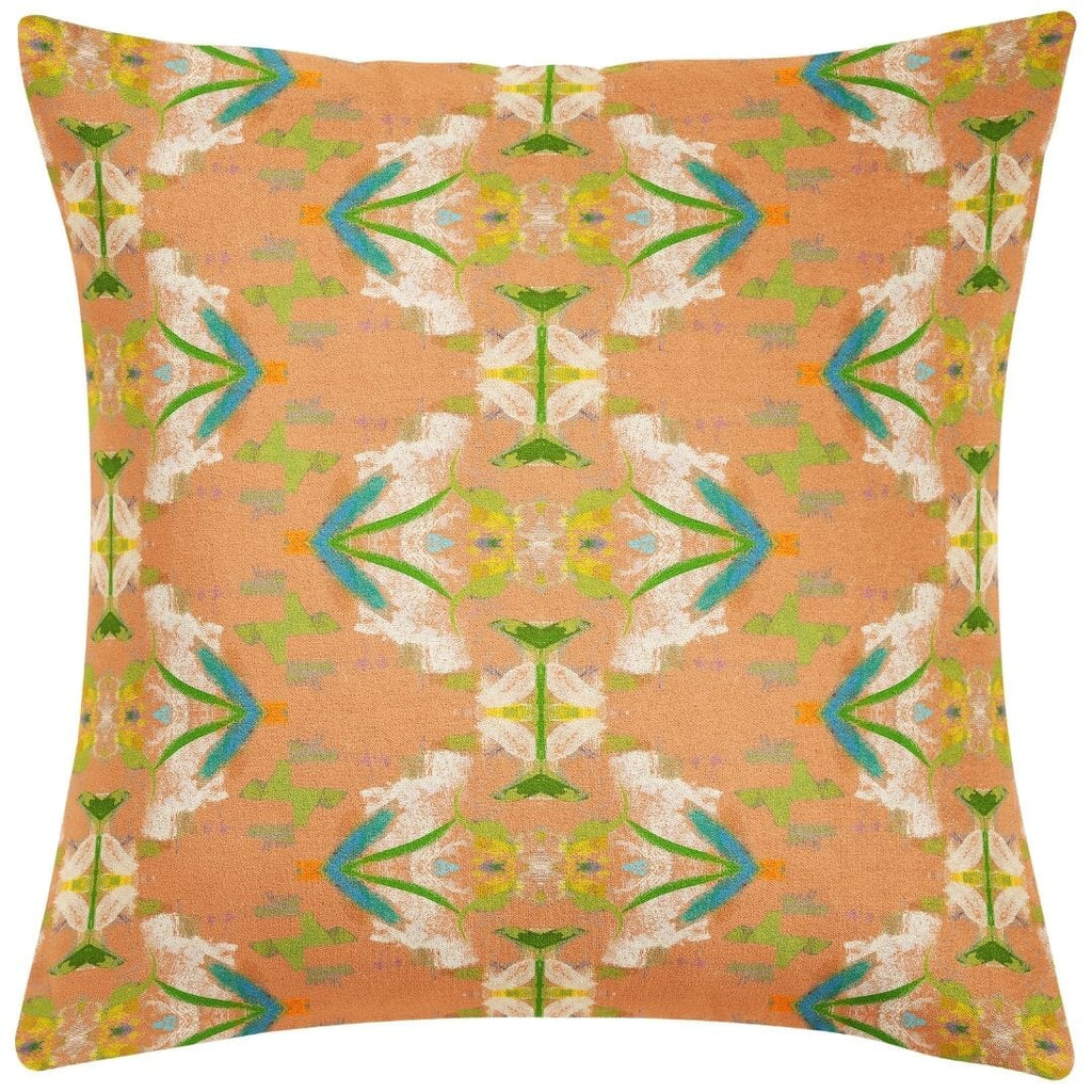 English Garden Orange Throw Pillow 26&quot;
