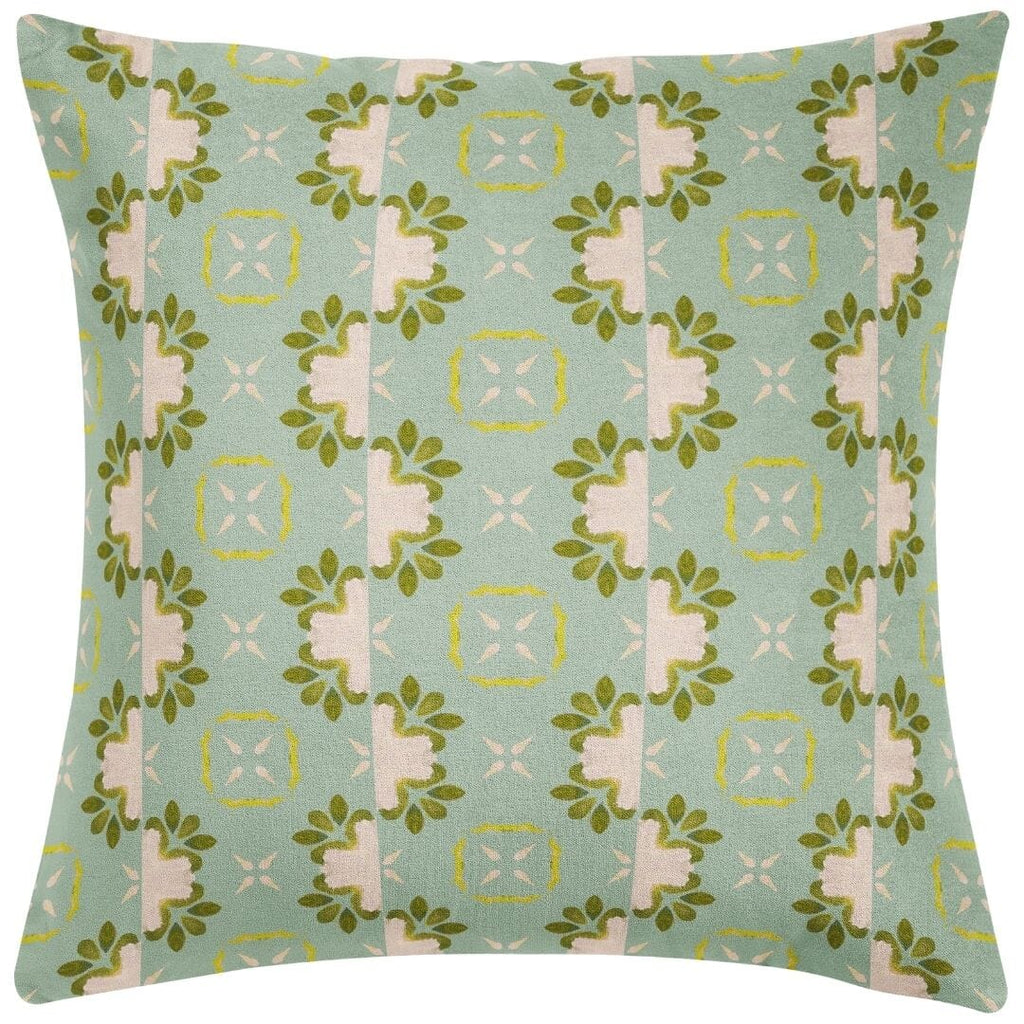 Primrose Blue Throw Pillow 26&quot;