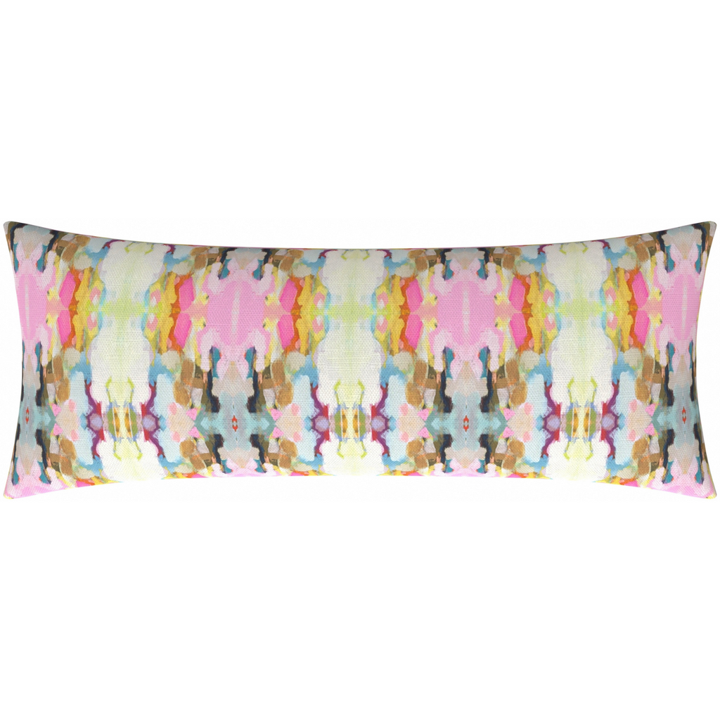 Brooks Avenue Navy Linen Pillow from Laura Park Designs bolster