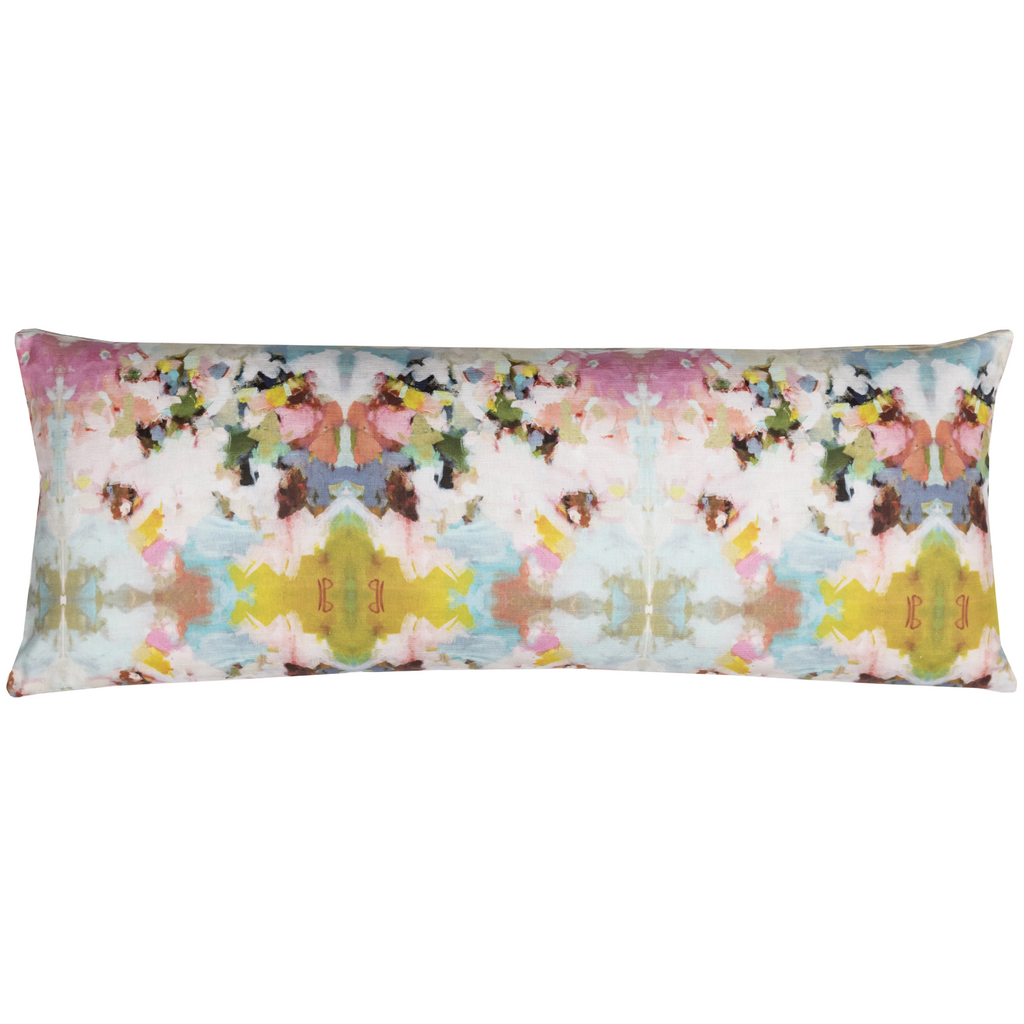 Little Chapel Linen Throw Pillow 14&quot; x 36&quot; bolster