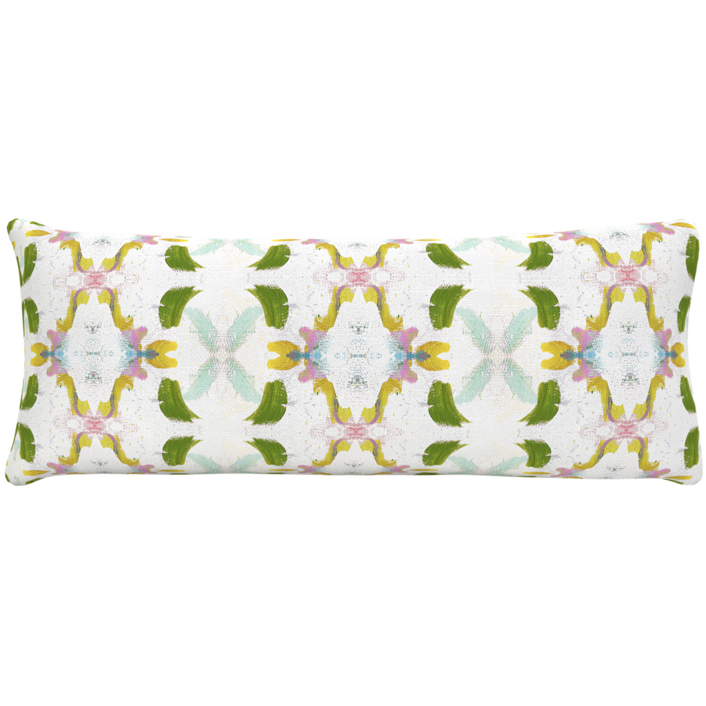 Dogwood Linen Throw Pillow 14&quot; x 36&quot; bolster