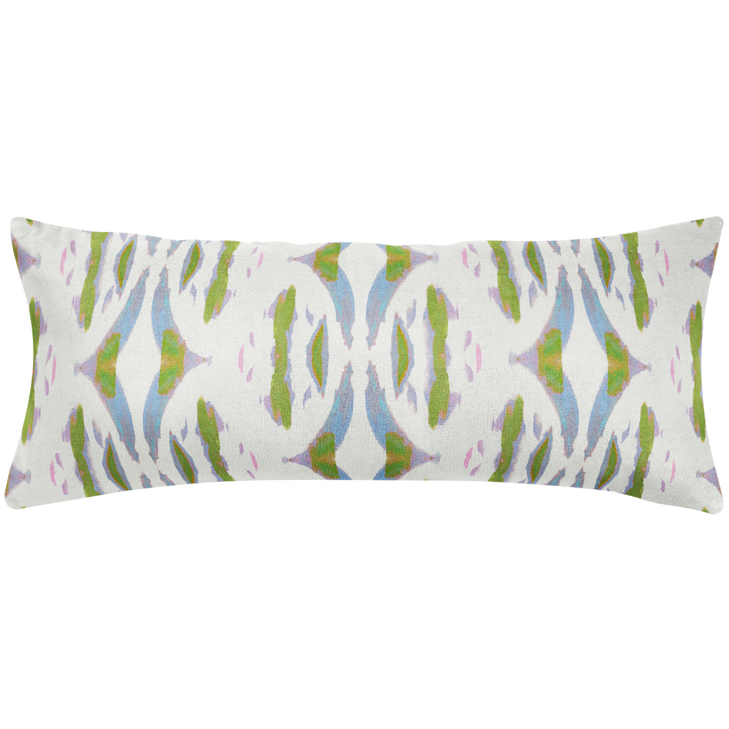 Tea Time Violet Throw Pillow 14&quot; x 36&quot; bolster