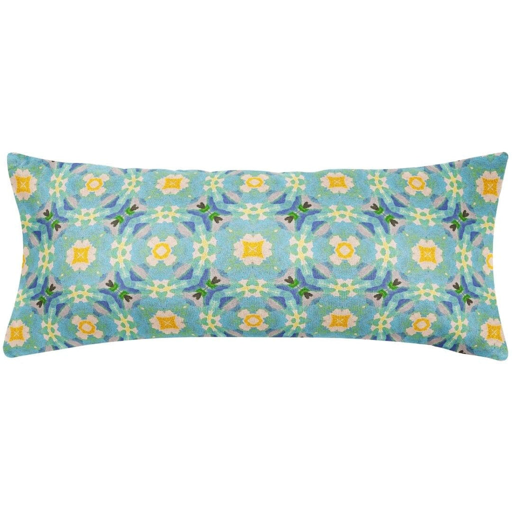 Chelsea Blue Throw Pillow 14&quot;x36&quot; bolster