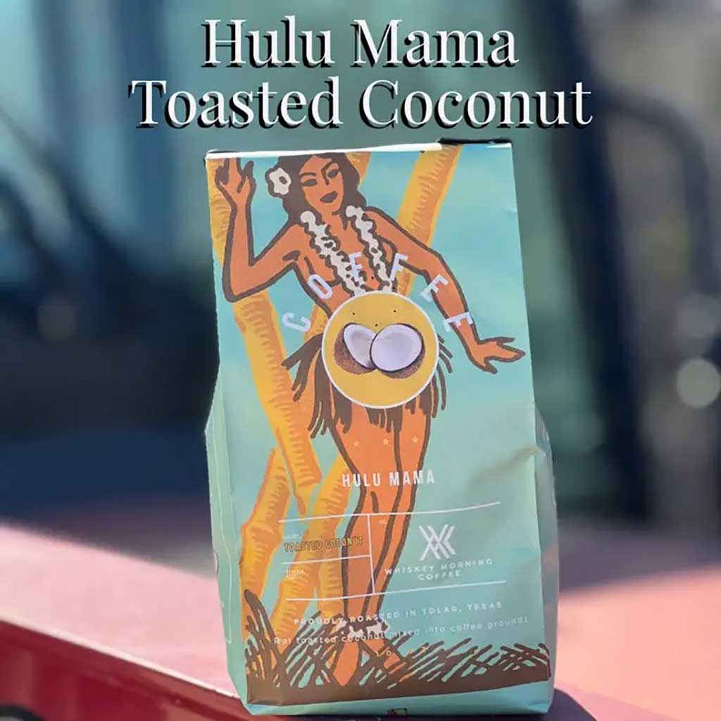 Hulu Mama Toasted Coconut ground coffee