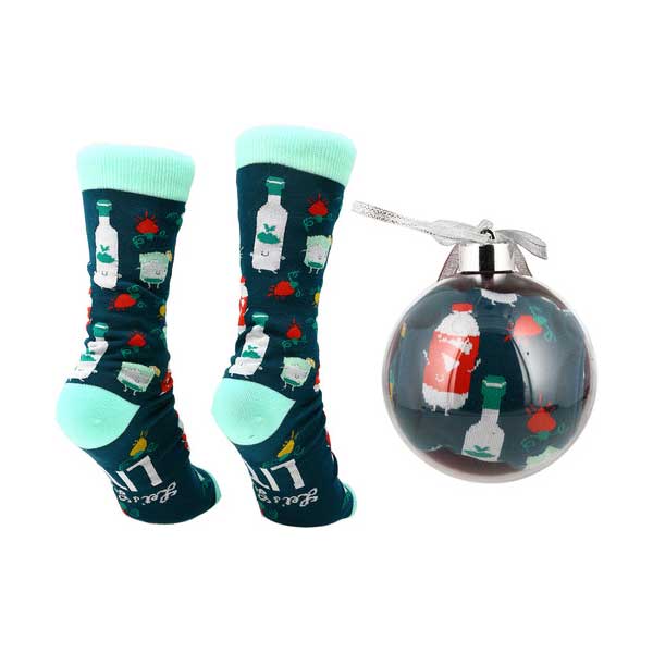 Let's Get Lit Holiday Socks and Ornament product image
