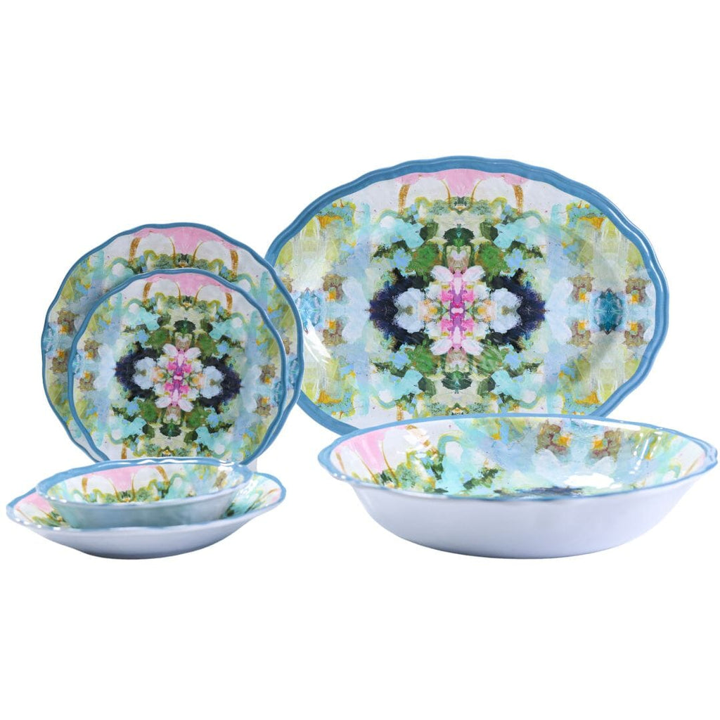 Nantucket Bloom Melamine Salad Bowl (set of 4)