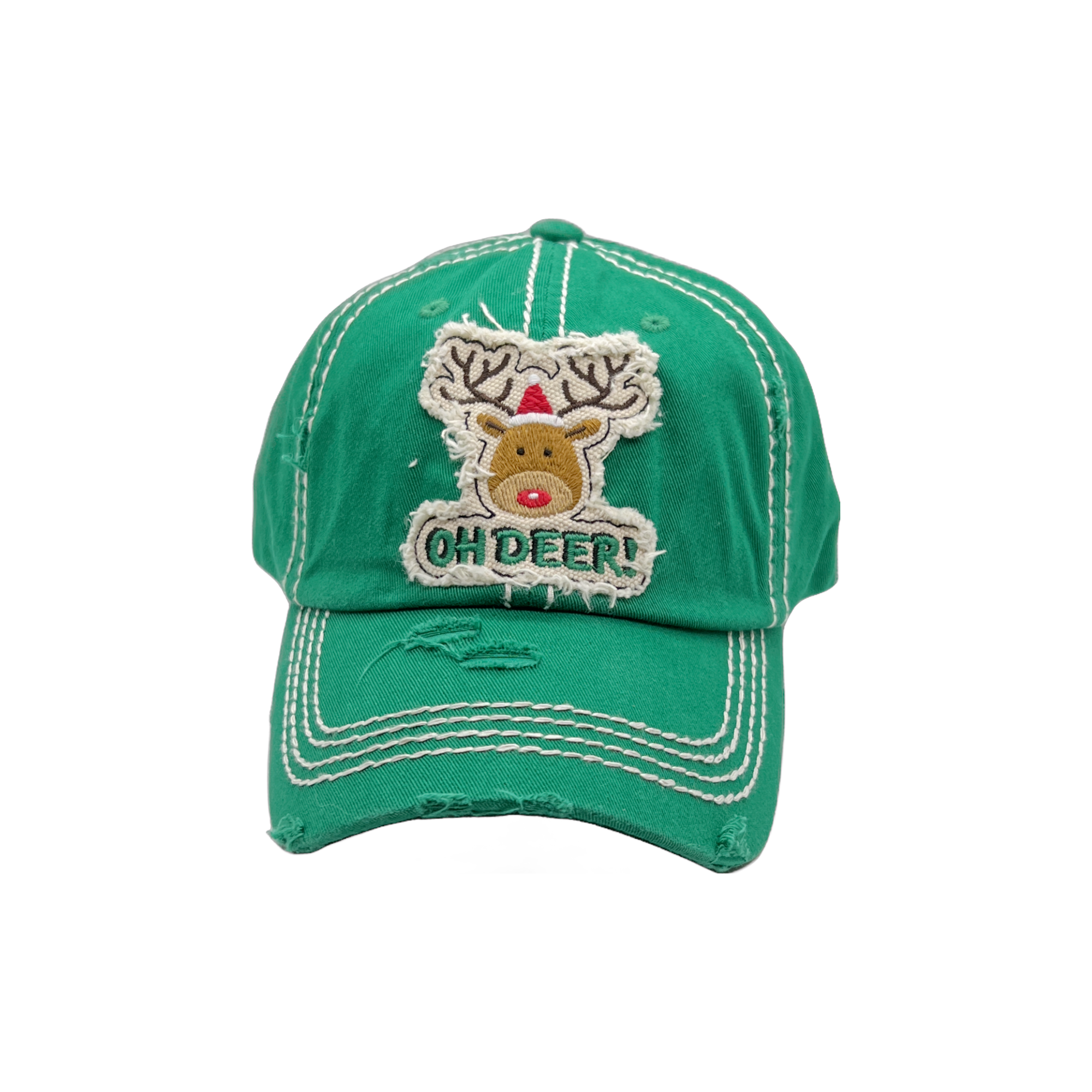 Oh Deer! Distressed Hat