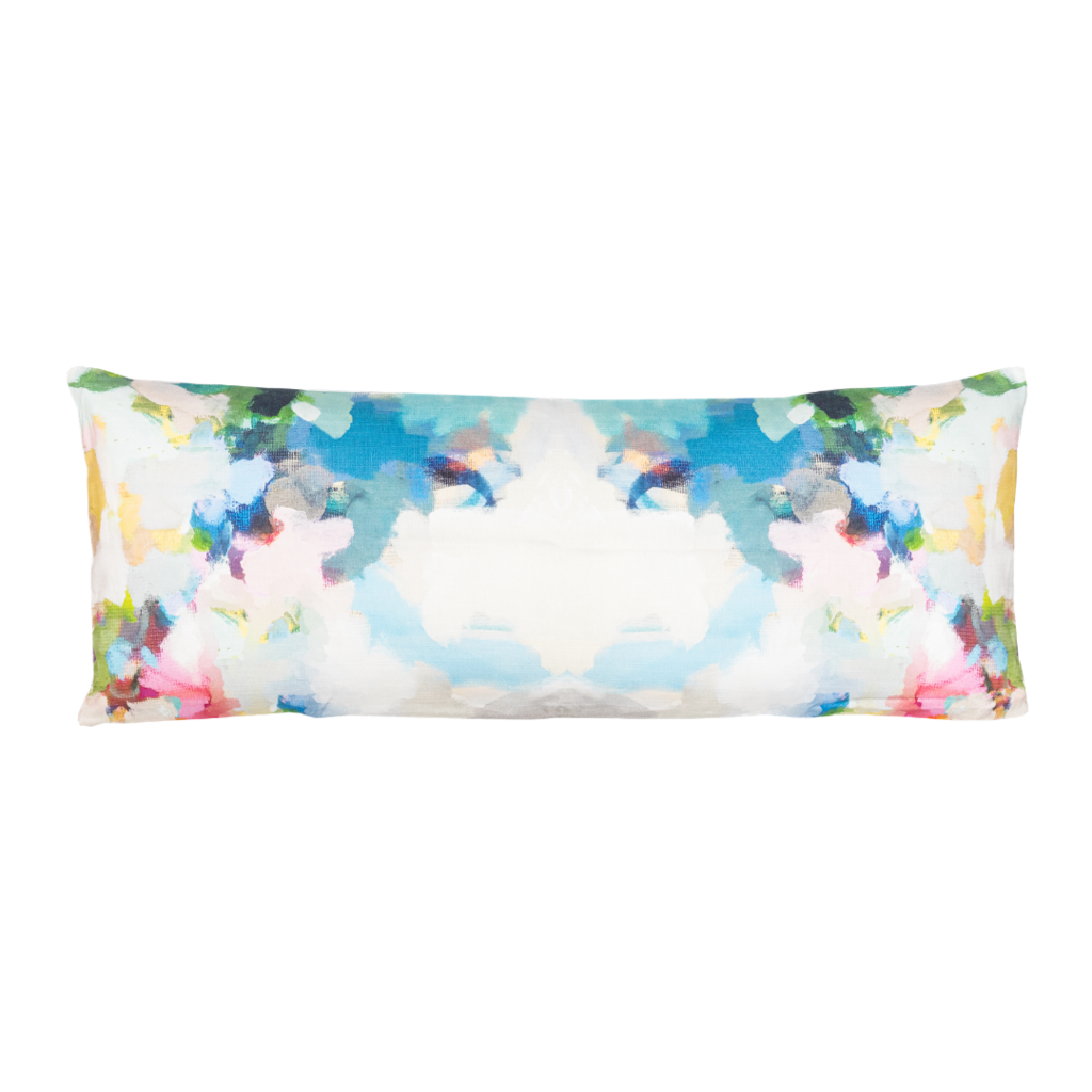 Park Avenue linen pillow in a variety of soft colors from Laura Park Designs. Square sofa pillow