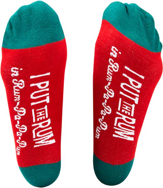 Rum-Pa-Pa-Pum Christmas socks and ornament product image