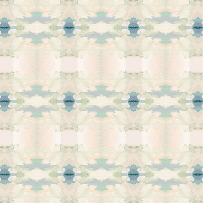 Butterfly Garden Pale Blue Throw Blanket in soft blues from Laura Park Designs