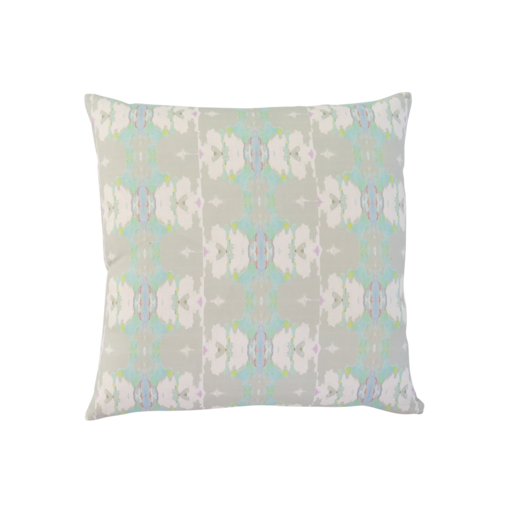 Butterfly Garden Stone Linen Pillow from Laura Park Designs lumbar
