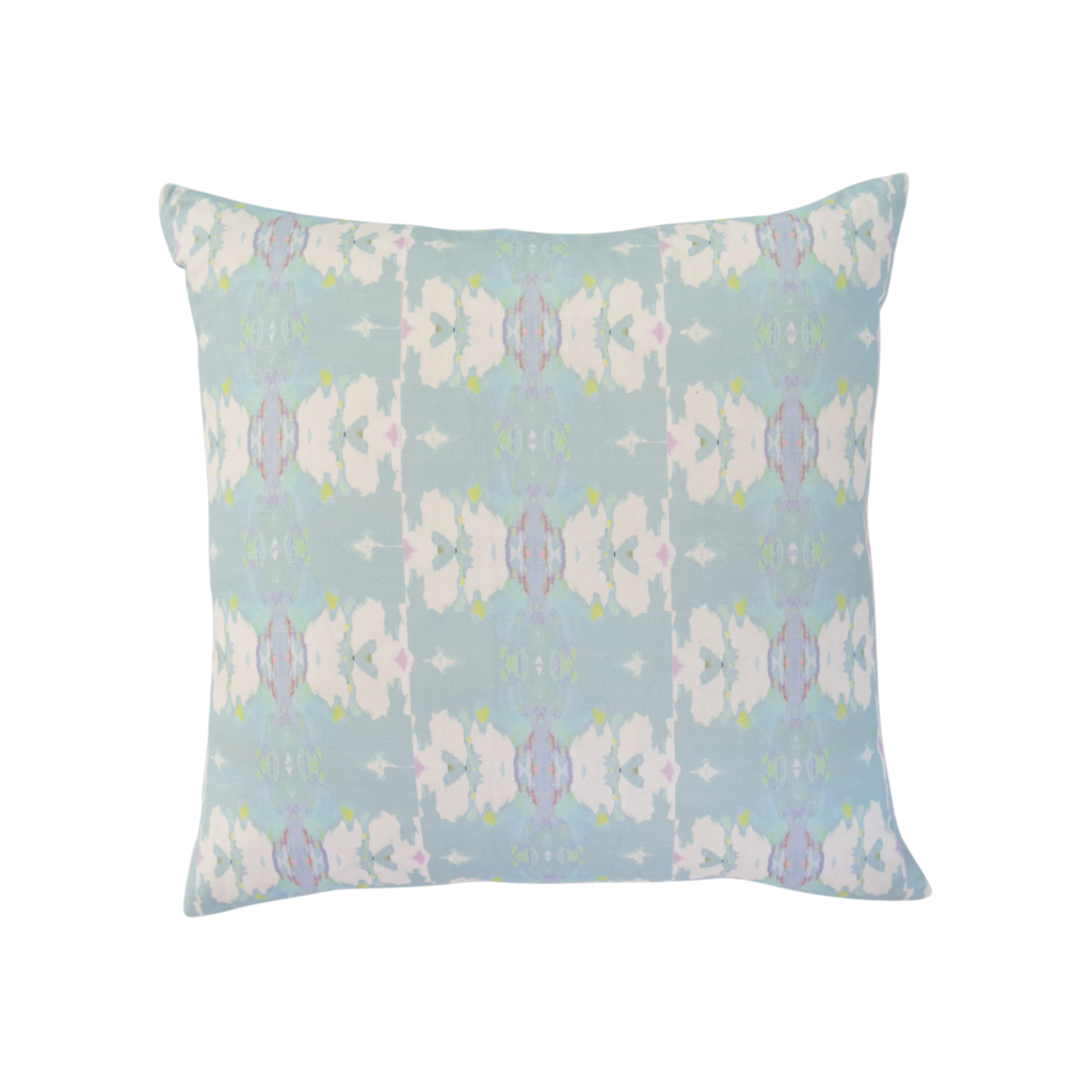 Butterfly Garden Sky Linen Pillow from Laura Park Designs Lumbar