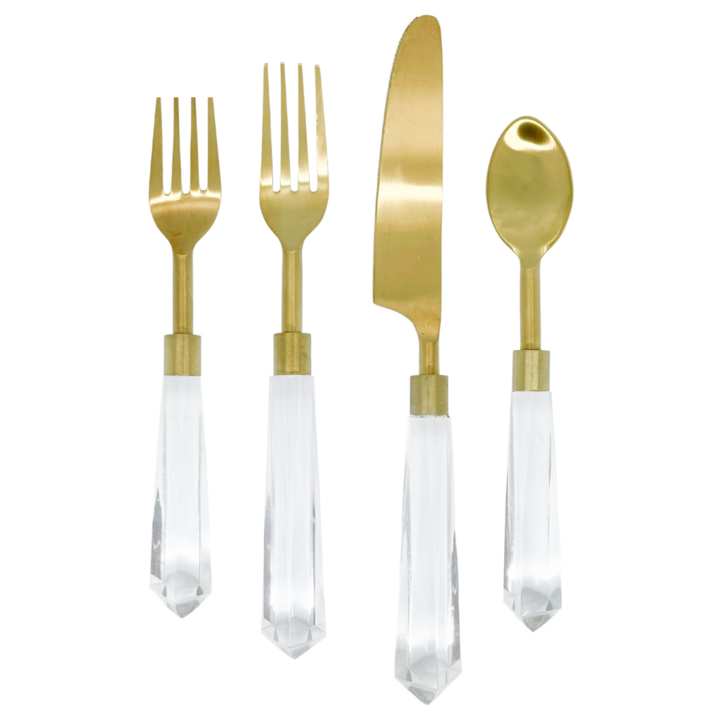 Plastic Cutlery Sets - Clear Flatware Sets