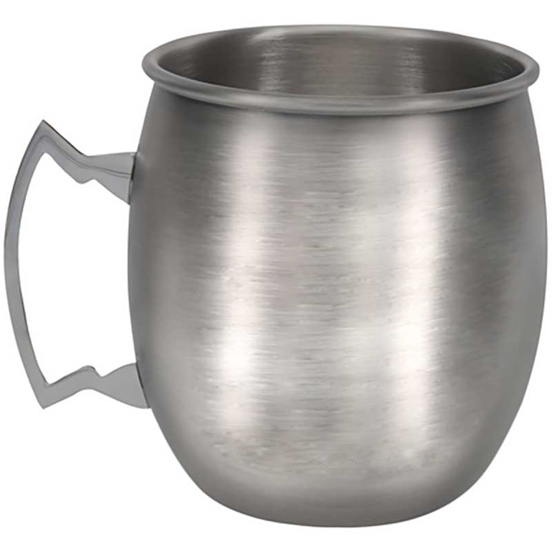 The Legend Moscow Mule stainless steel cup with slogan
