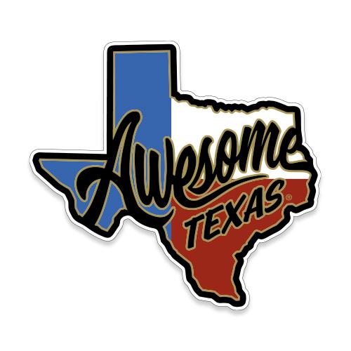 Lone Star Roots Awesome Texas Sticker Sticker 