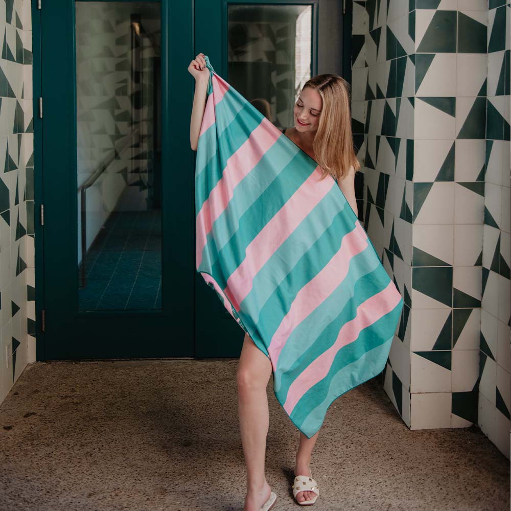 Tropical Leaves Quick Dry Towel