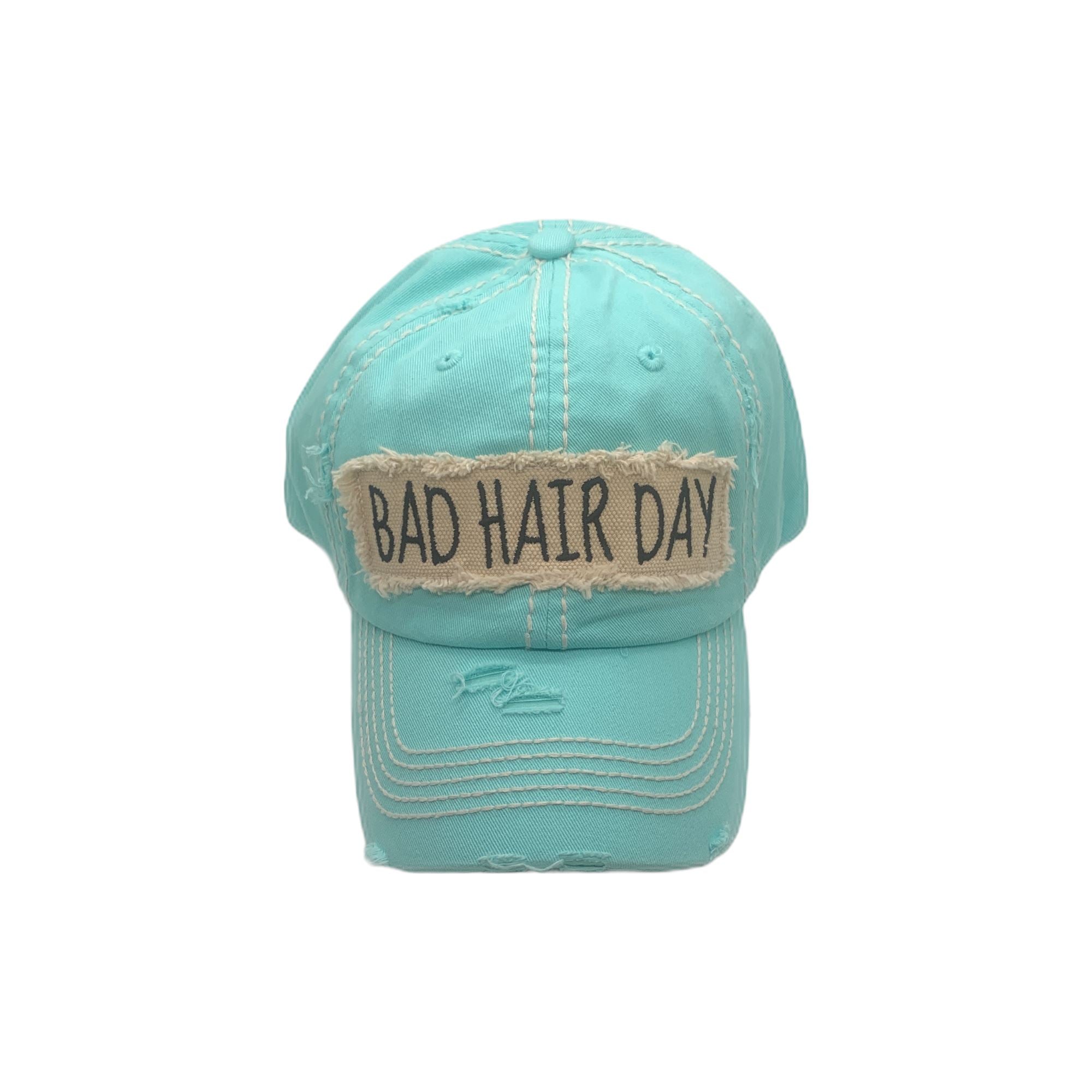 Lone Star Roots Bad Hair Day Distressed Hat Hats Aqua 