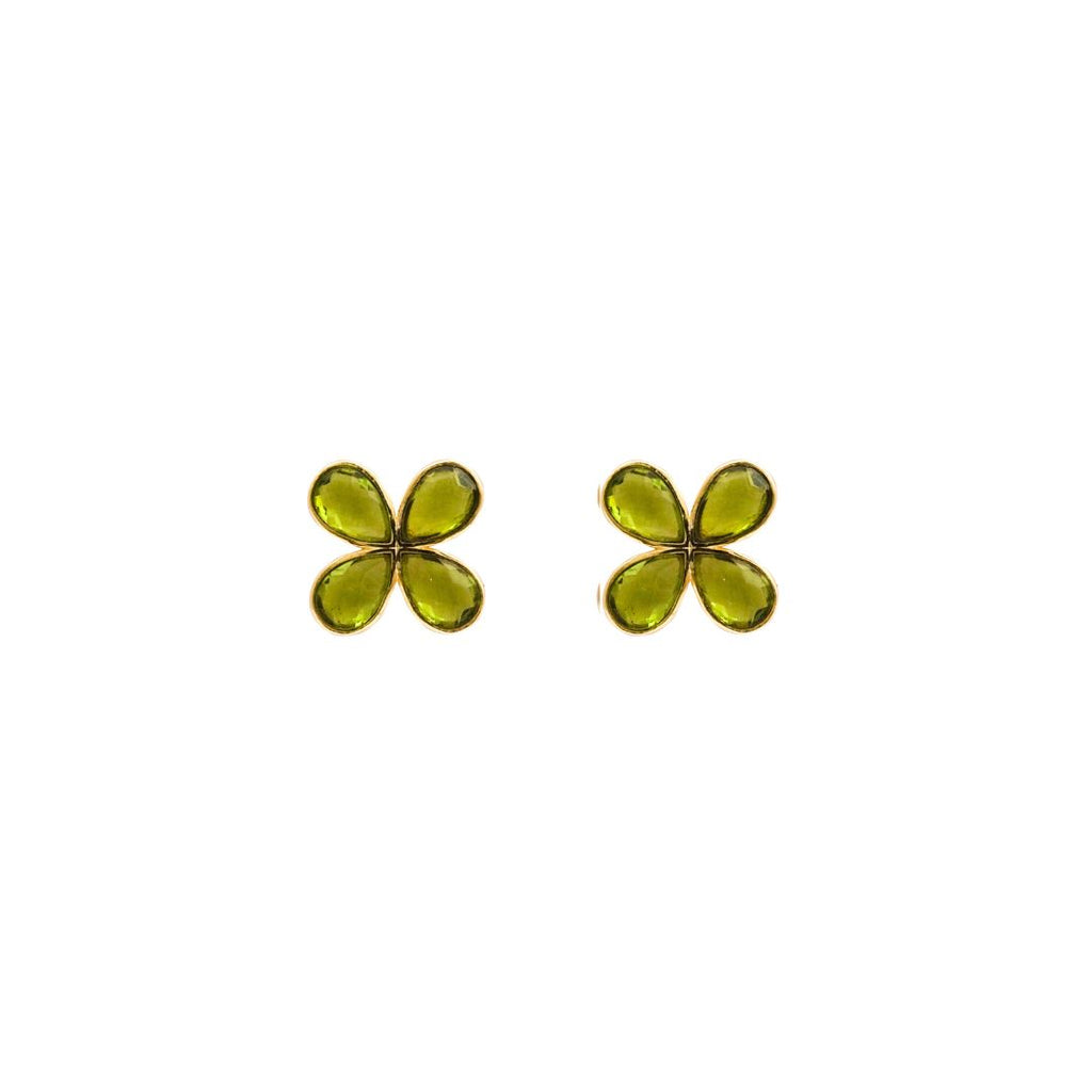The Capri Earrings - Green