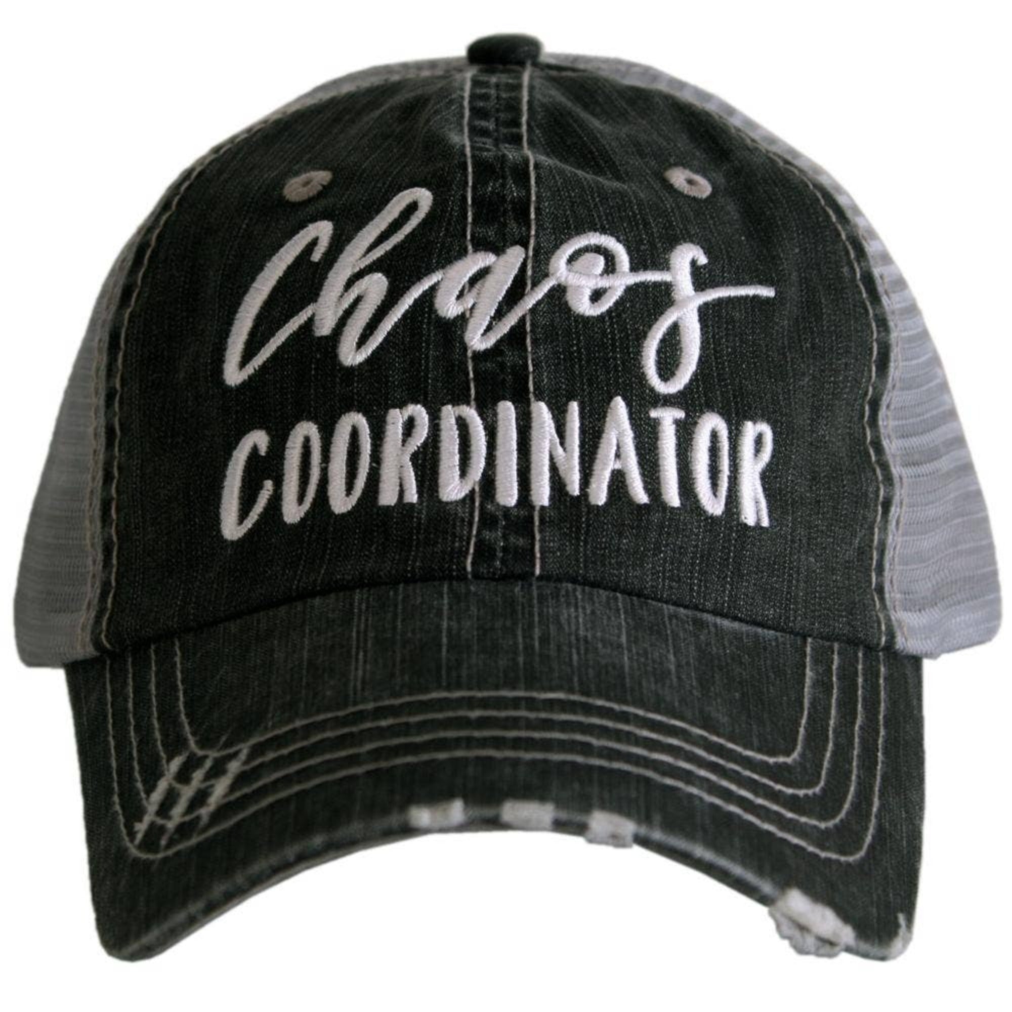 Lone Star Roots Chaos Coordinator Distressed Trucker Hat Hats 