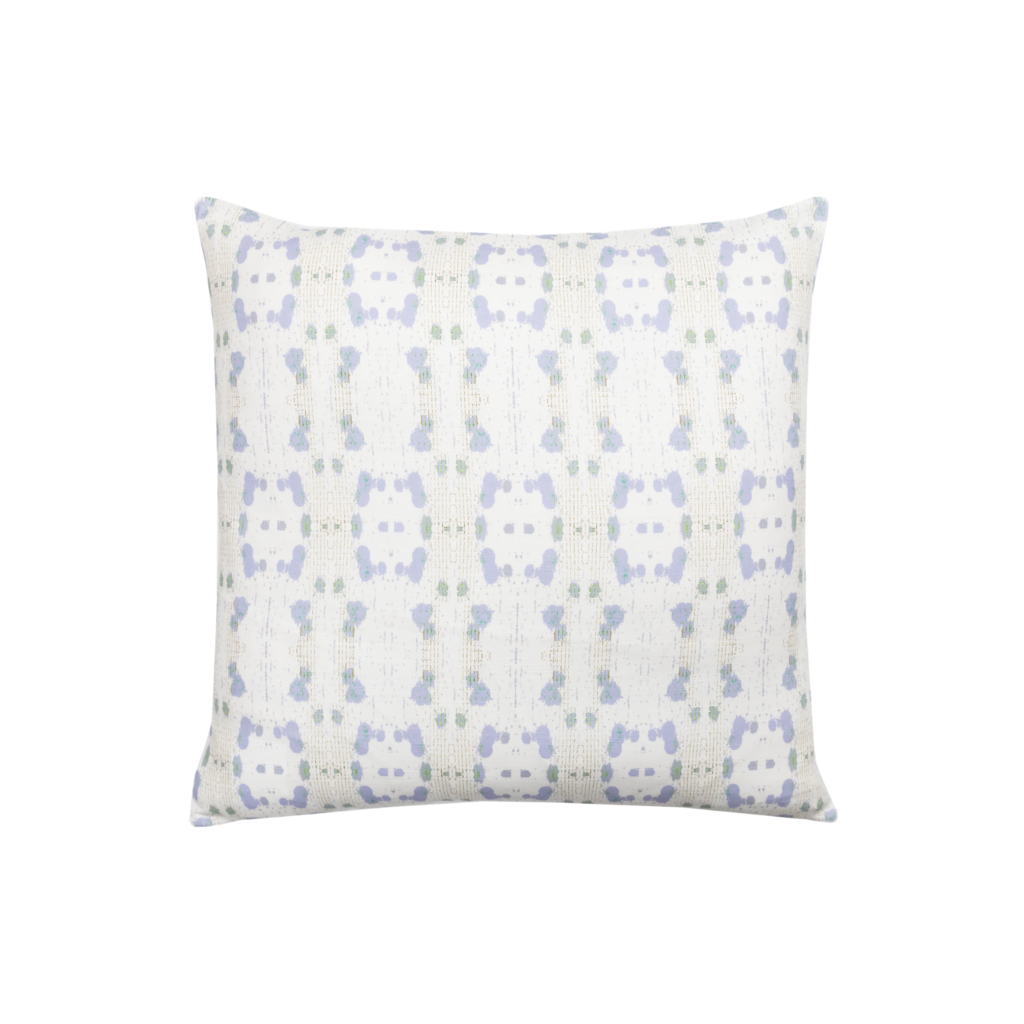 Cheetah Lavender Linen Pillow