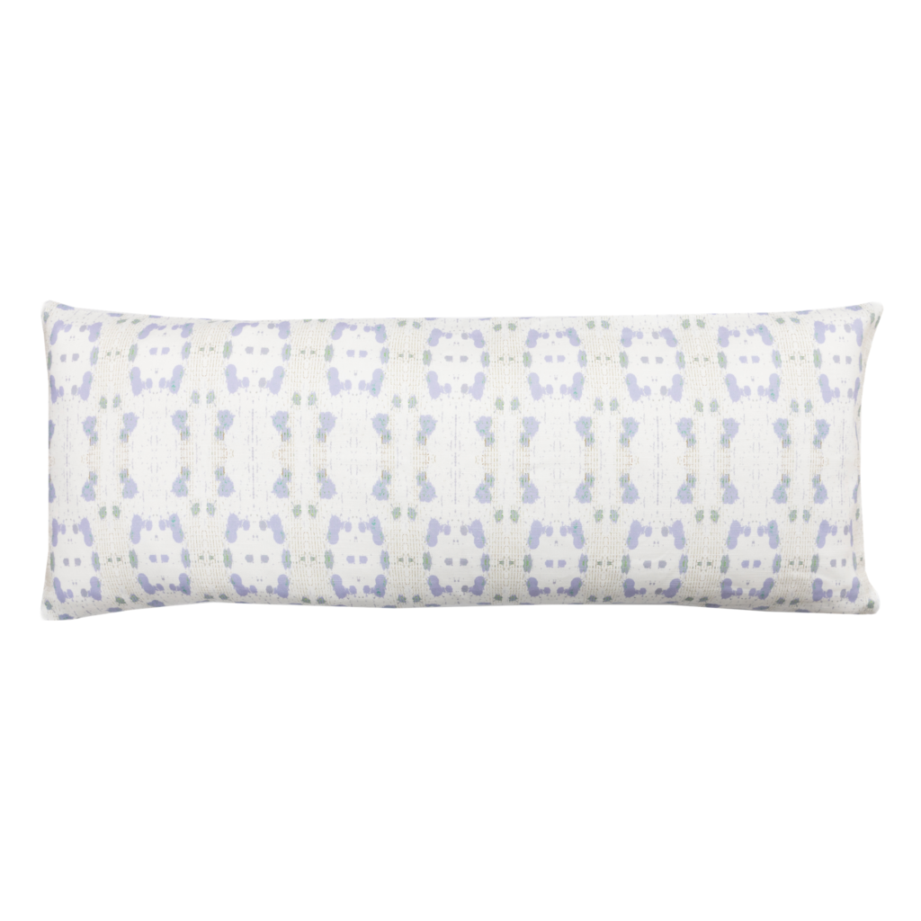 Cheetah Lavender Linen Pillow