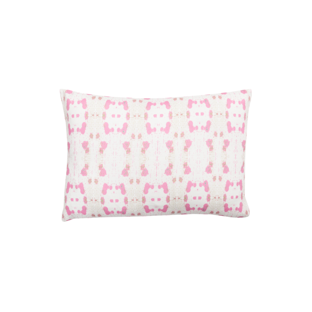 Cheetah Pink Linen Pillow