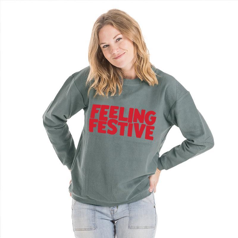 Feelin outlet festive sweatshirt