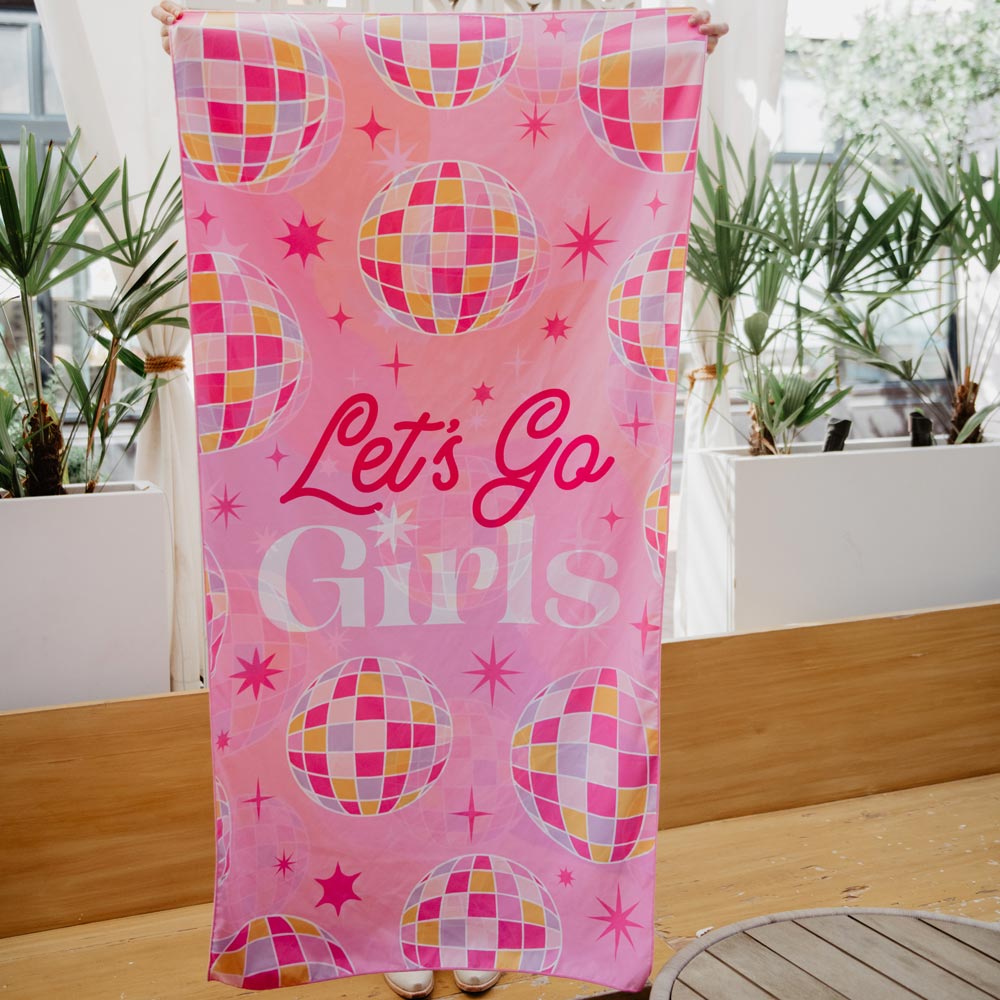 Let's Go Girls Quick Dry Beach Towel