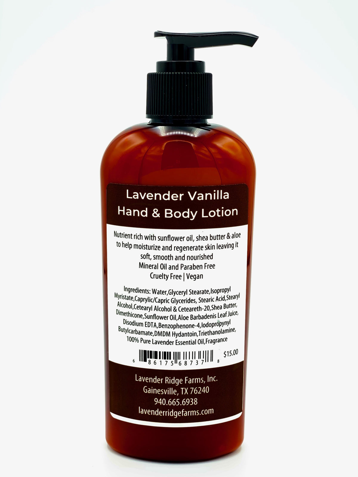 Lotion - Lavender Vanilla Hand &amp; Body