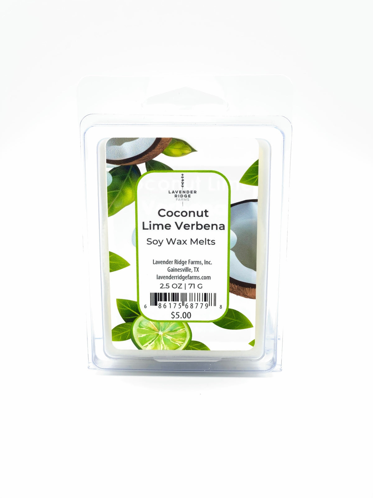 Coconut Lime Verbena Soy Wax Melts