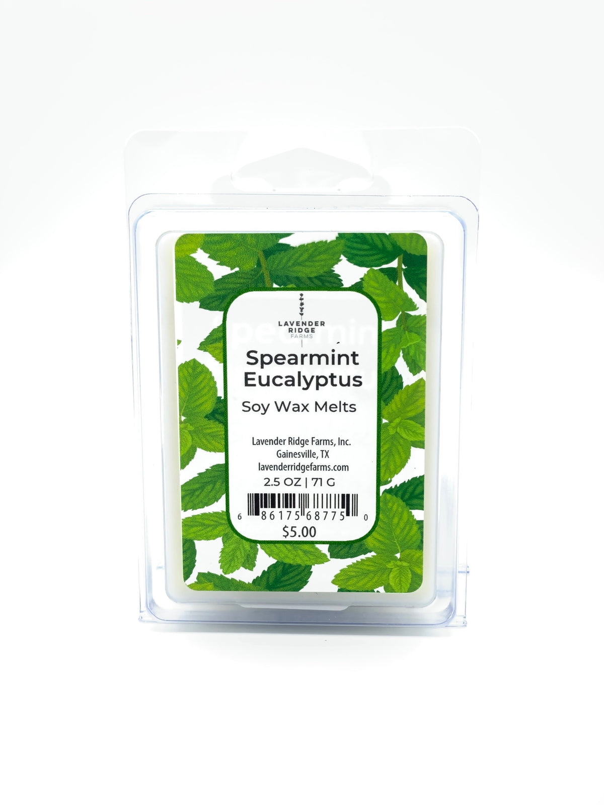 Spearmint Eucalyptus Soy Wax Melts
