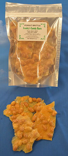 Frosty's Peanut Brittle 6 ounce resealable bag