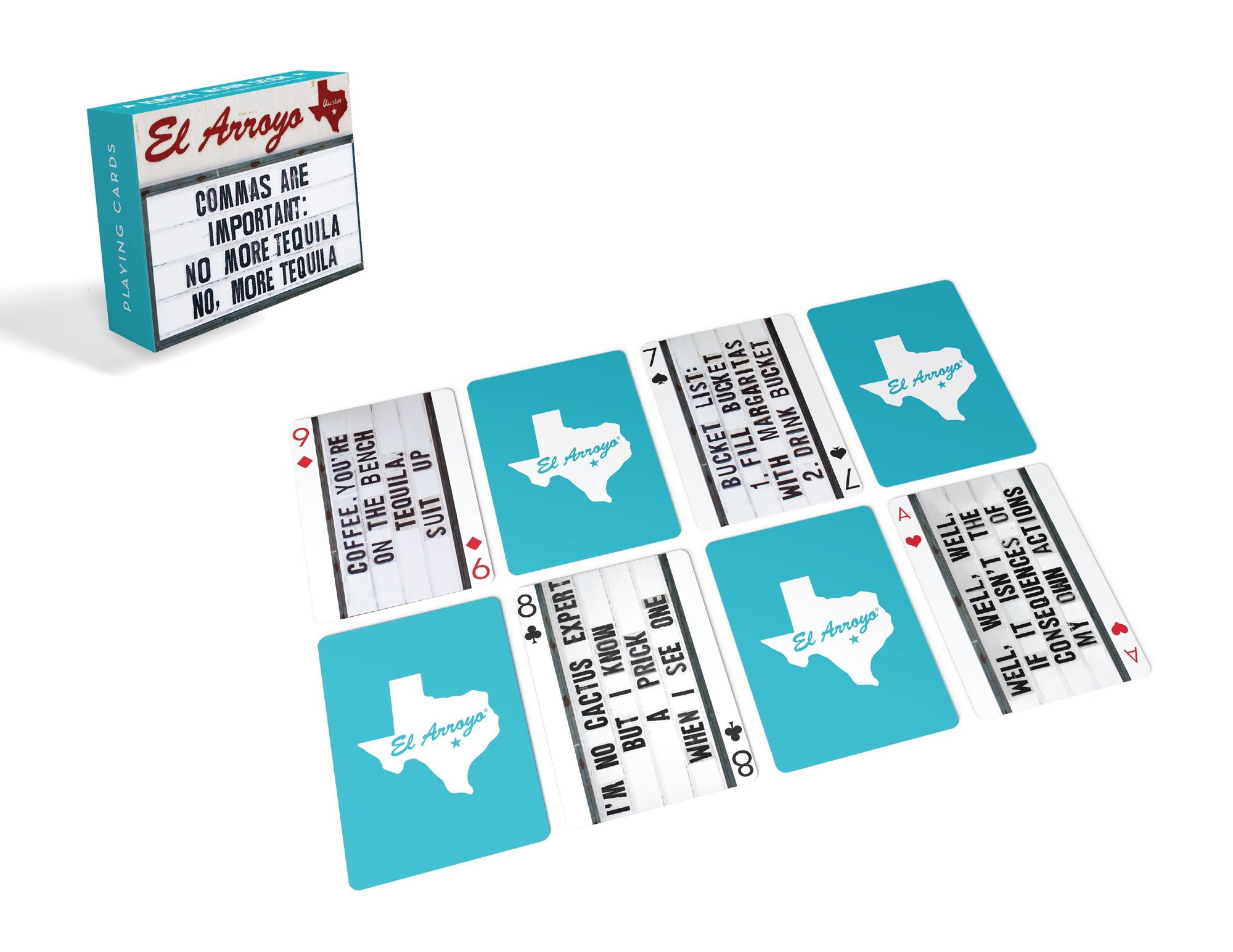 Lone Star Roots Playing Cards - Happy Hour Deck Magnet 