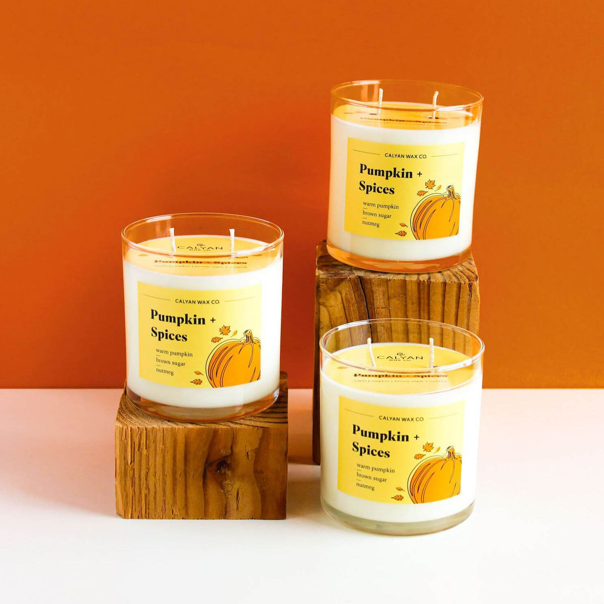 Pumpkin + Spices Soy Candle - Limited Edition, stock up as stocking stuffers