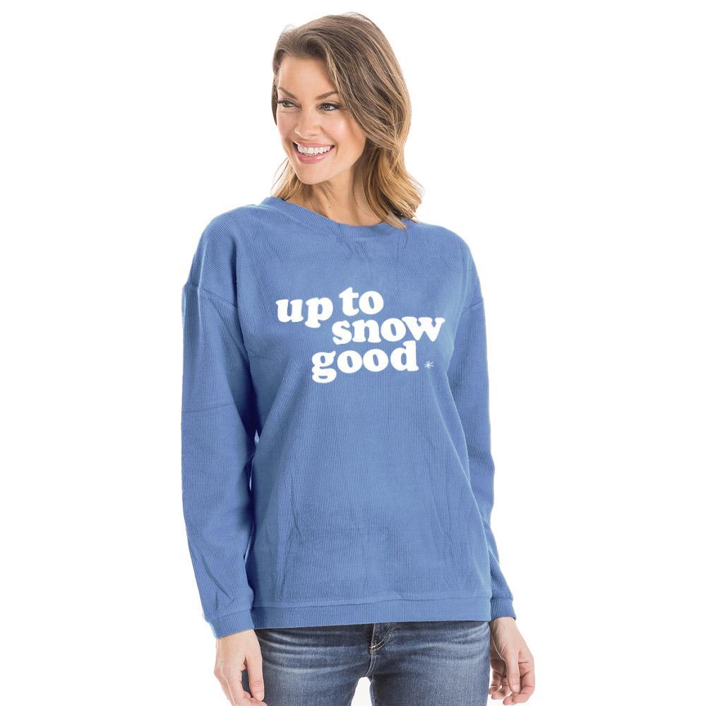Snow hotsell blue sweatshirt